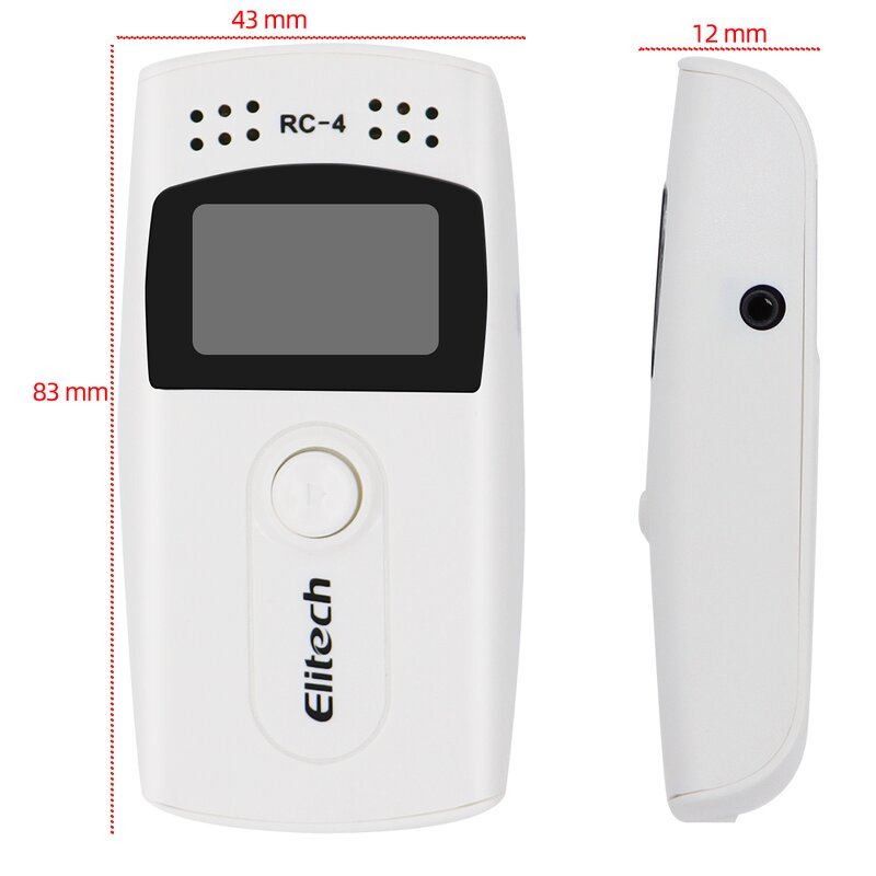 USB Temperature Humidity Recorder Factory - OEM/ODM Custom RC-4 Data Logger Mini USB Digital Temperature Humidity Recorder