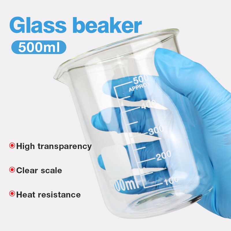 High Temperature Beaker Manufacturer - OEM/ODM Custom New Arrived High Temperature Resistance 100ml Beaker Low Form Glass