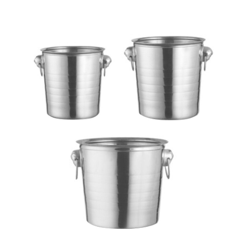 Stainless Steel Beverage Tubs Factory - OEM/ODM Custom OEM Stainless Steel Beverage Tubs Ice Buckets with Two Handles