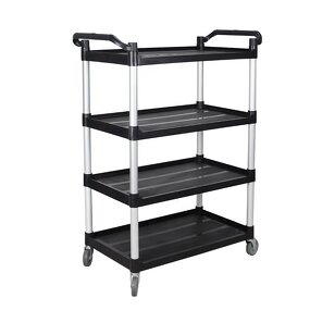 Commercial Kitchen Food Service Cart Factory - OEM/ODM Custom Commercial Kitchen Food Service Cart 3 Tier Utility Trolley