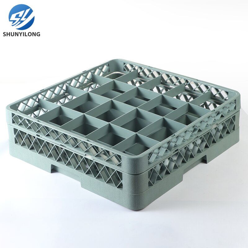 Wine Glass Rack Factory - OEM/ODM Custom High Quality Compartment Storage Wine Glass Rack Dishwasher Basket