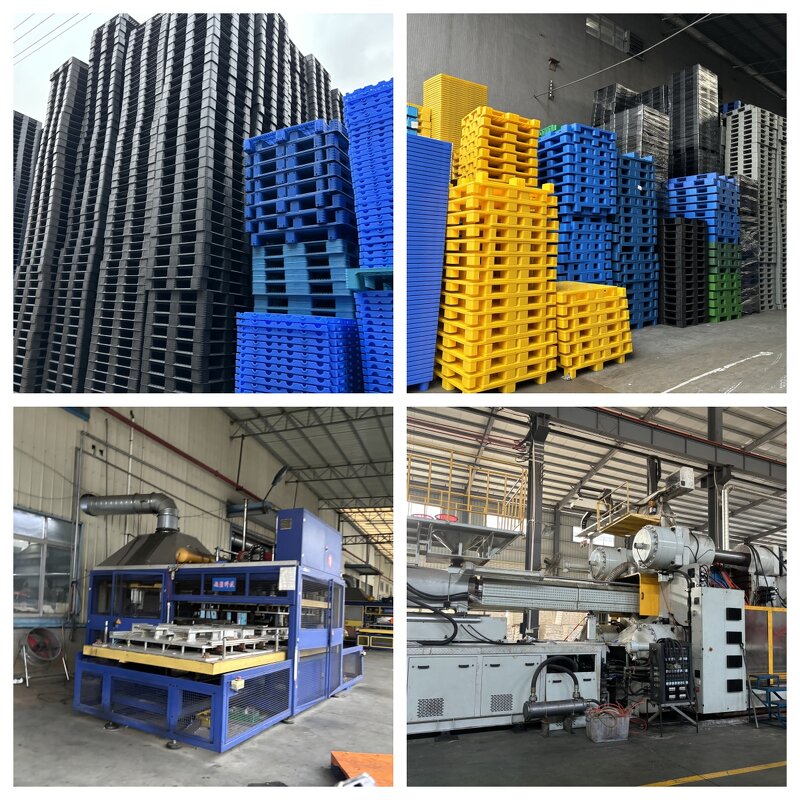 Plastic Pallets Manufacturer - OEM/ODM Custom High Quality Moisture Proof Single Faced Plastic Pallets Industrial Stacking