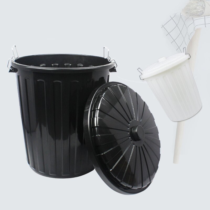 Indoor Hotel Trash Can Factory - OEM/ODM Custom Durable Indoor Hotel Trash Can Large Size Square Plastic Garbage Bin