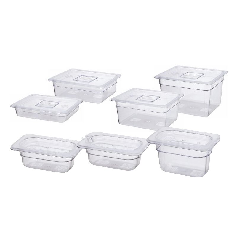 Gastronorm GN Pan Storage Bin Manufacturer - OEM/ODM Custom Gastronorm GN Pan Storage Bin 1/1 and 1/9 Food Container