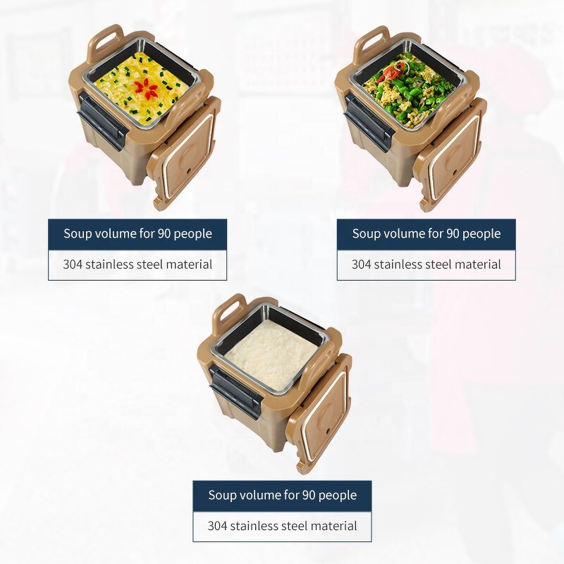 Insulated Thermo Box Manufacturer - OEM/ODM Custom Top Loading Stainless Steel Inner Tank PE Insulated Thermo Box Food Carrier