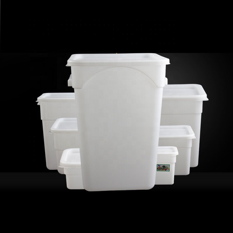 Plastic Food Storage Container Manufacturer - OEM/ODM Custom 2L-22L Plastic PC PP Ingredient Bin Box Kitchen Storage