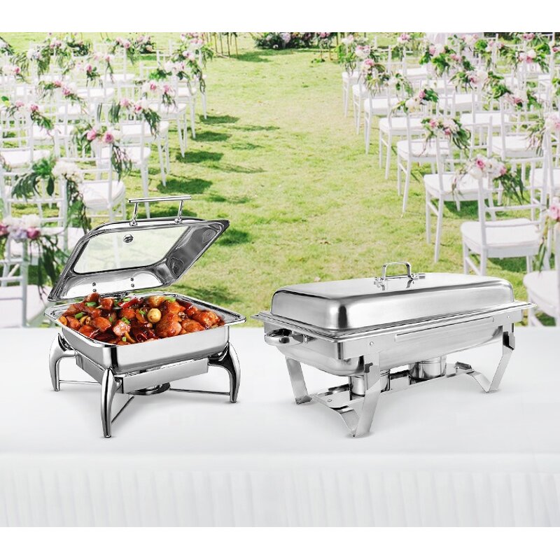 Modern Catering Kitchenware Set Manufacturer - OEM/ODM Custom Modern Catering Kitchenware Set Hot Pot Oval Top Chafer Set