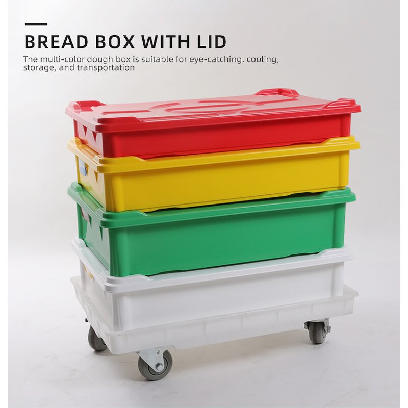 White Bread Storage Container Factory - OEM/ODM Custom White Bread Storage Container Plastic Pizza Dough Tray Proofing Box