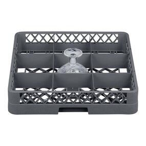 Plastic Cup Storage Holder Factory - OEM/ODM Custom Hot Selling 9 Compartment Hotel Restaurant Rack Plastic Cup Holder