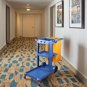 Hotel Room Cleaning Cart Manufacturer - OEM/ODM Custom Efficient Durable Multifunction Hotel Room Cleaning Cart Plastic