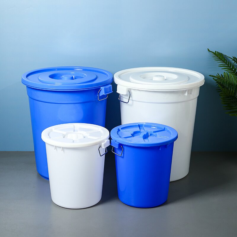 Plastic Barrel Drum Manufacturer - OEM/ODM Custom High Quality 55 Gallon Blue Food Grade HDPE Plastic Barrel Drum with Lids