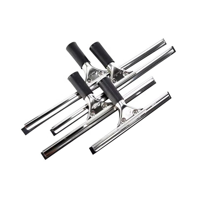 Stainless Steel Shower Squeegee Factory - OEM/ODM Custom Durable Stainless Steel Shower Screen Wiper Aluminum Handle