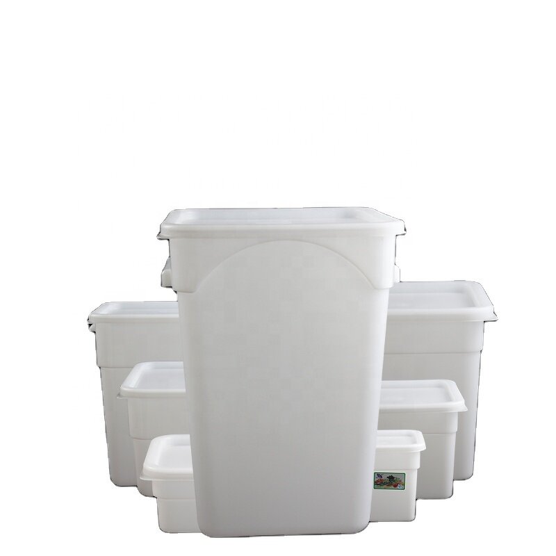 Plastic Food Storage Container Manufacturer - OEM/ODM Custom 2L-22L Plastic PC PP Ingredient Bin Box Kitchen Storage