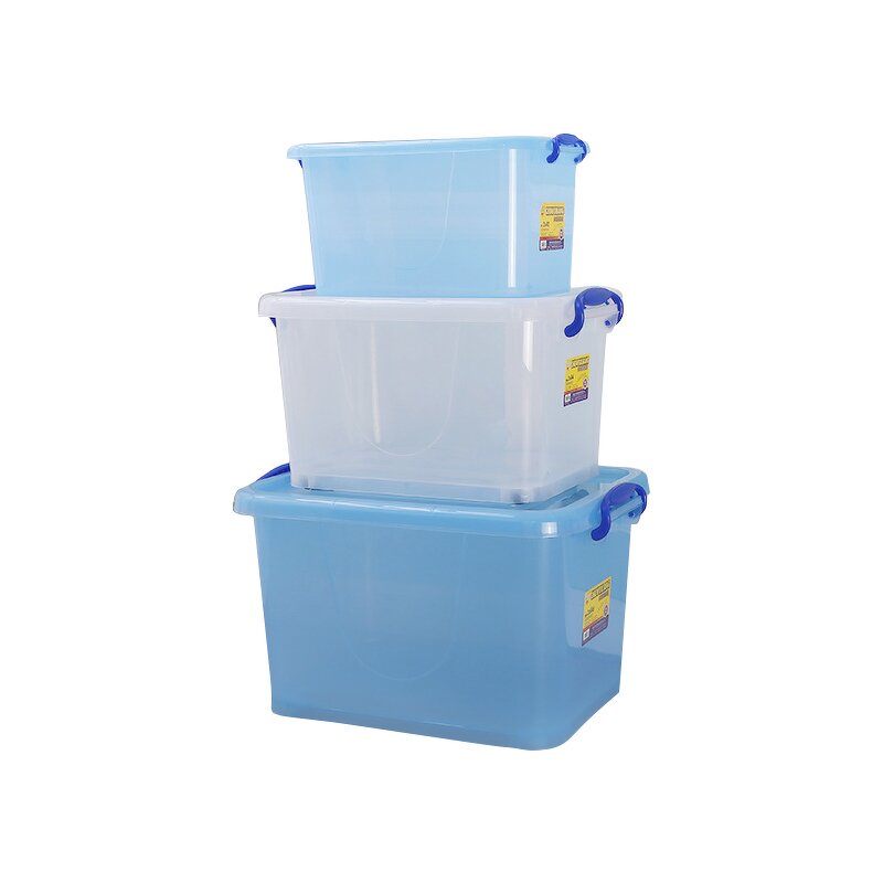 Plastic Storage Boxes Manufacturer - OEM/ODM Custom Plastic Storage Boxes with Handle Waterproof Moisture proof Transparent