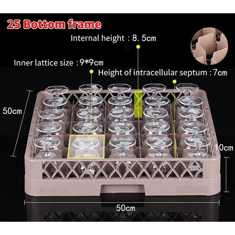 Double Tier Rack Manufacturer - OEM/ODM Custom Modern Double Tier Rack with Plastic Corner for Glass Cup Storage