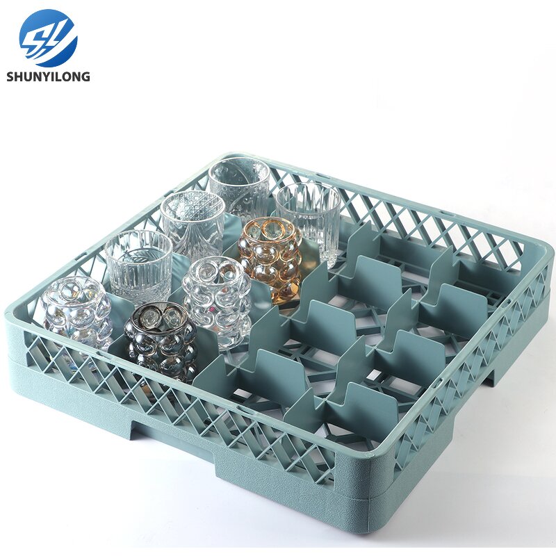 Wine Glass Rack Factory - OEM/ODM Custom High Quality Compartment Storage Wine Glass Rack Dishwasher Basket