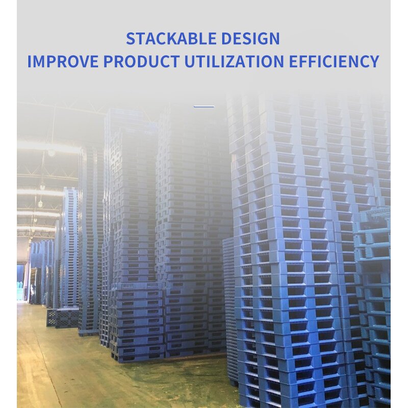 Plastic Pallets Manufacturer - OEM/ODM Custom Heavy Duty Plastic Pallets 1500x1500mm 4 Way Entry Steel Frame