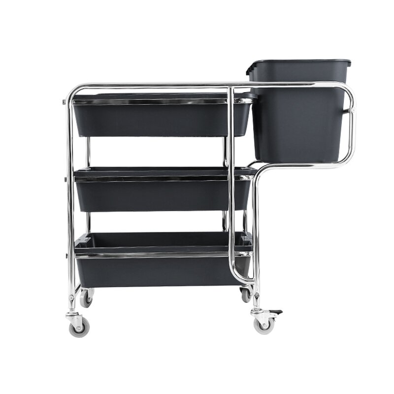Hotel Room Service Trolley Manufacturer - OEM/ODM Custom Durable Plastic Hotel Room Service Trolley for Restaurant Kitchen
