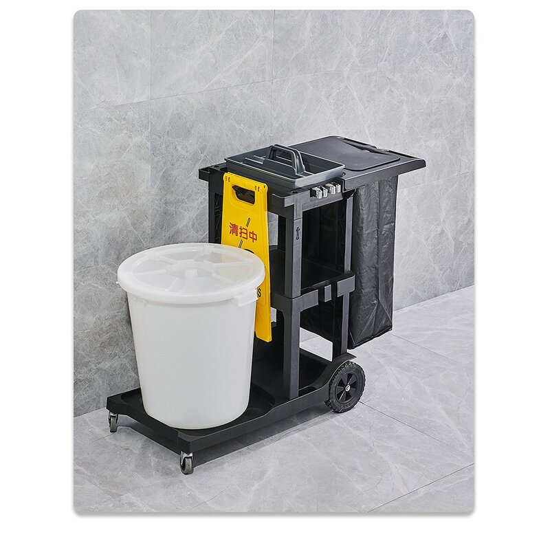 Hotel Room Cleaning Cart Manufacturer - OEM/ODM Custom Efficient Durable Multifunction Hotel Room Cleaning Cart Plastic