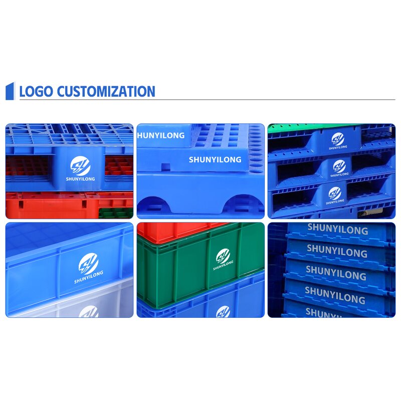 Plastic Pallets Manufacturer - OEM/ODM Custom High Quality Moisture Proof Single Faced Plastic Pallets Industrial Stacking