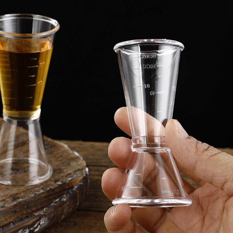 Bar Shaker Cup Factory - OEM/ODM Custom Professional Transparent Plastic 1L Bar Cup for Shaker Bottle Food Grade