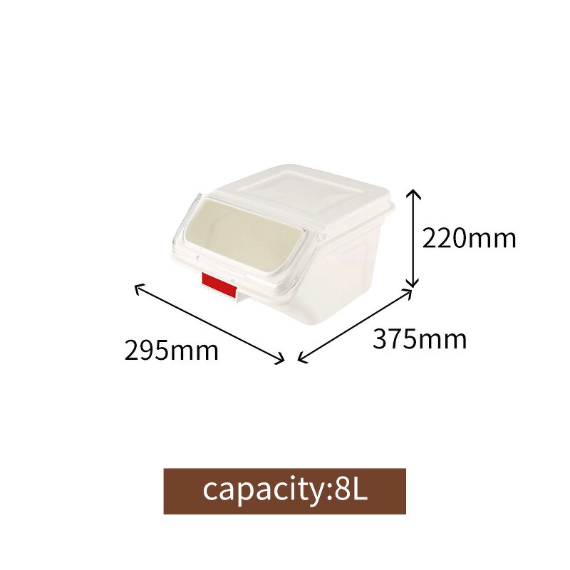 Food Storage Container Box Manufacturer - OEM/ODM Custom Food Storage Container Box Rice Container Cereal Dispenser with Wheel