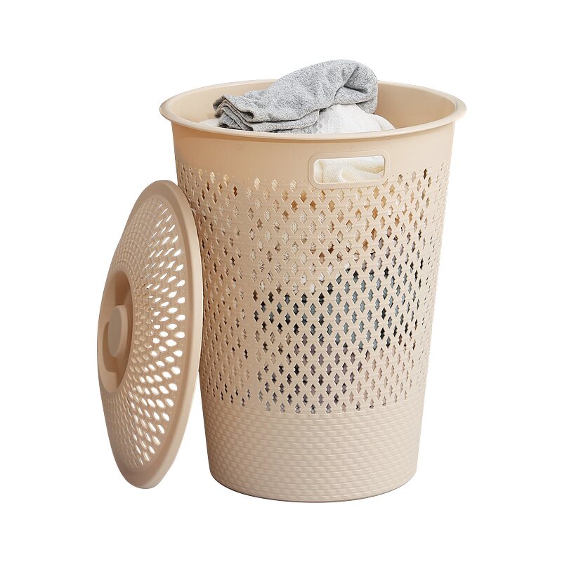 PP Plastic Laundry Basket Factory - OEM/ODM Custom New Style Reusable PP Plastic Laundry Basket with Hollow Out Design
