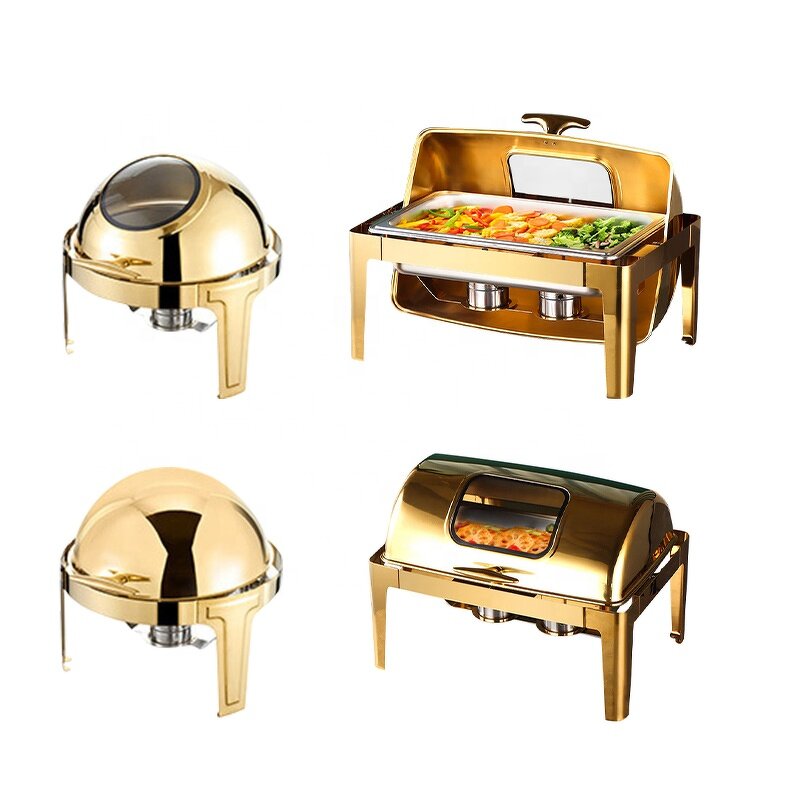 Hot Pot Chafer Set Factory - OEM/ODM Custom Hot Pot Chafer Dishes Buffet Set Chafing Dishes Buffet Stove Food Warmer