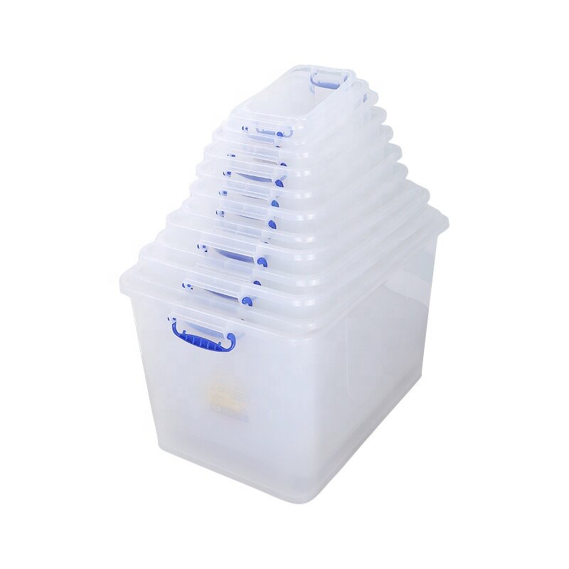 Clear Storage Container Factory - OEM/ODM Custom Wholesale Clear Storage Container Rectangle Box Handle Competitive Price