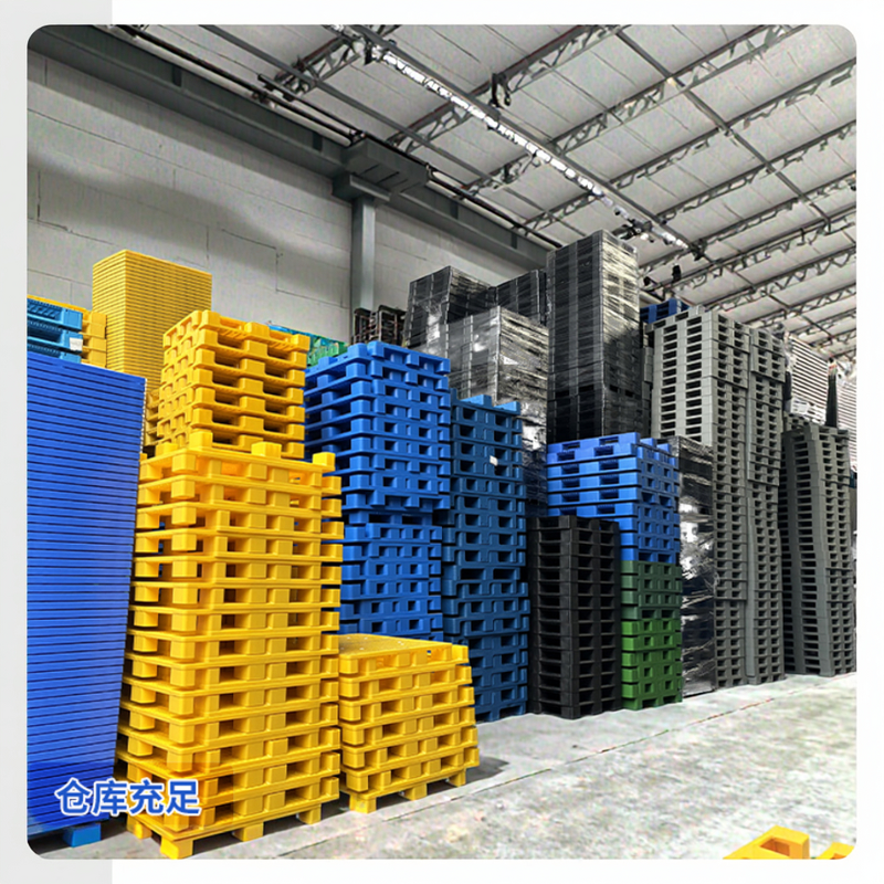 Recycled Plastic Pallets Manufacturer - OEM/ODM Custom Large 9 Feet Recycled Nestable Stackable Plastic Pallets 4 Way Entry