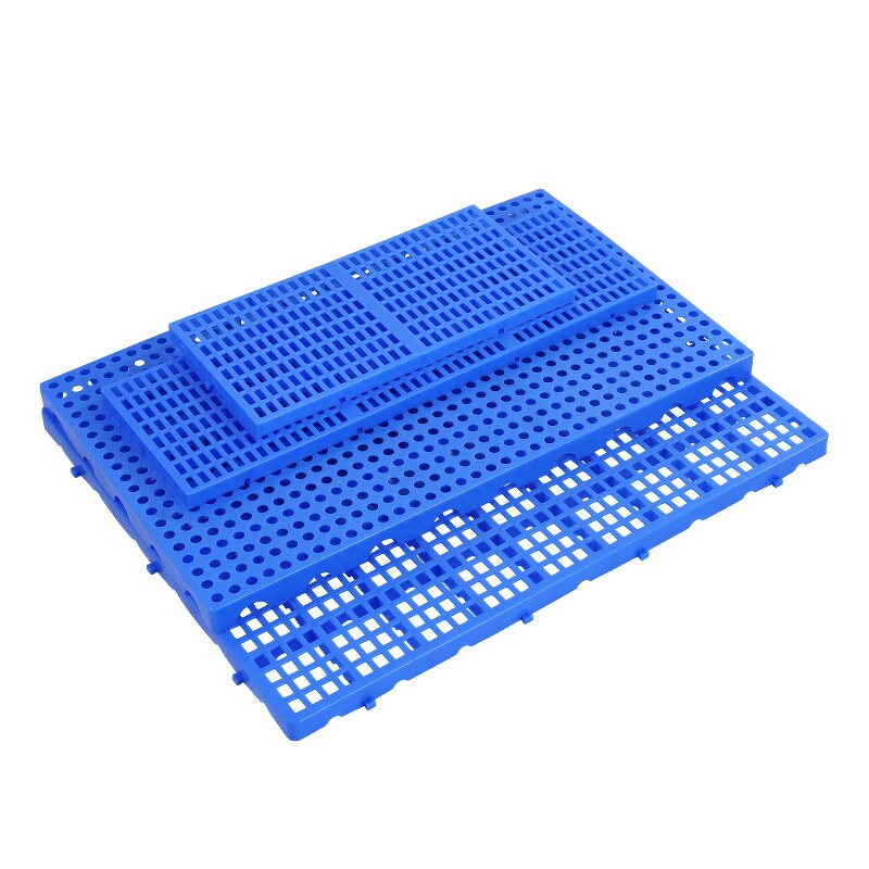 HDPE Euro Pallet Factory - OEM/ODM Custom HDPE Steel Reinforced Euro Pallet Single Faced Injection Plastic Floor Pallet