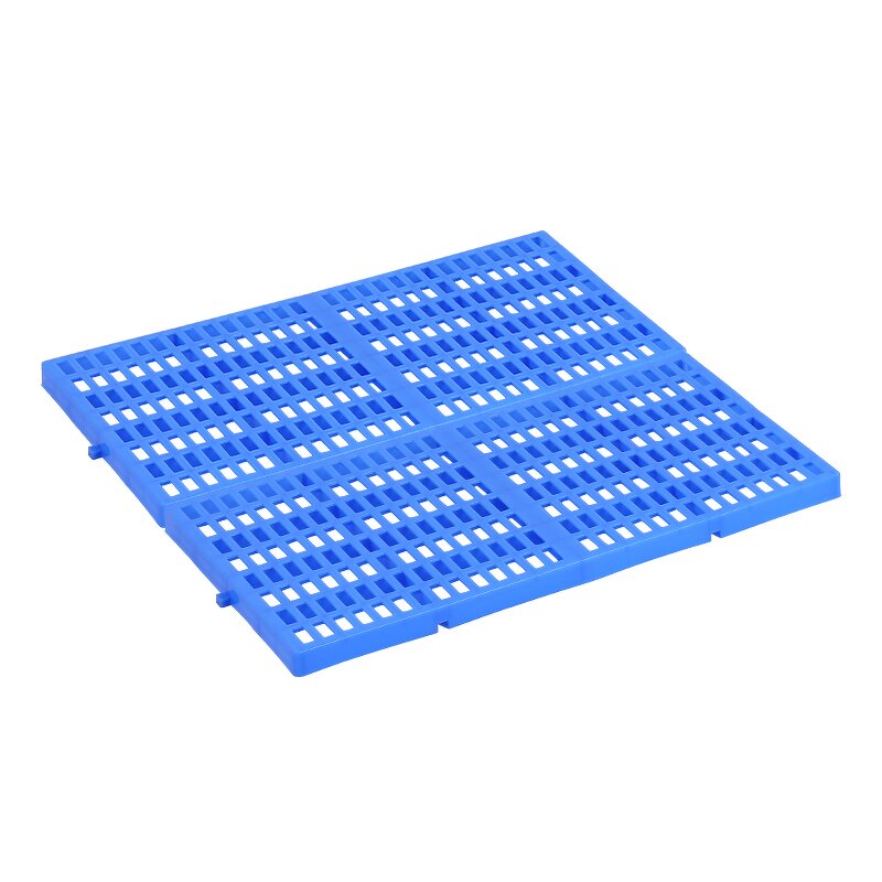 HDPE Euro Pallet Factory - OEM/ODM Custom HDPE Steel Reinforced Euro Pallet Single Faced Injection Plastic Floor Pallet