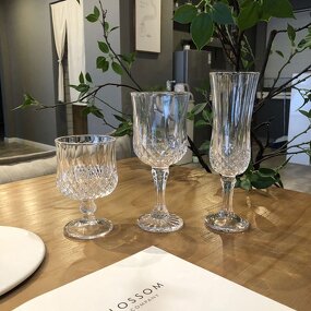 Wine Glasses Factory - OEM/ODM Custom Vintage Embossed Diamond Engraved Crystal Wine Glasses for Champagne