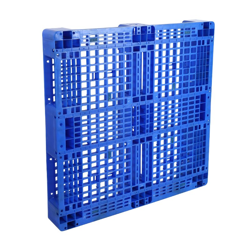 Euro Style Plastic Pallets Factory - OEM/ODM Custom Euro Style Single Faced 4 Way Entry Recyclable Plastic Pallets