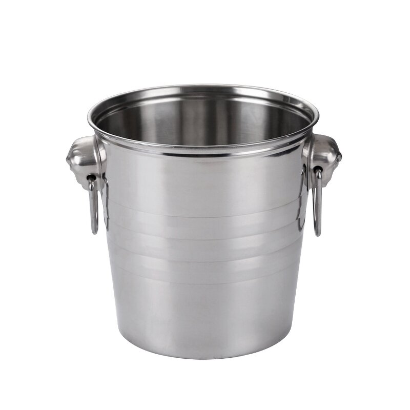 Stainless Steel Beverage Tubs Factory - OEM/ODM Custom OEM Stainless Steel Beverage Tubs Ice Buckets with Two Handles
