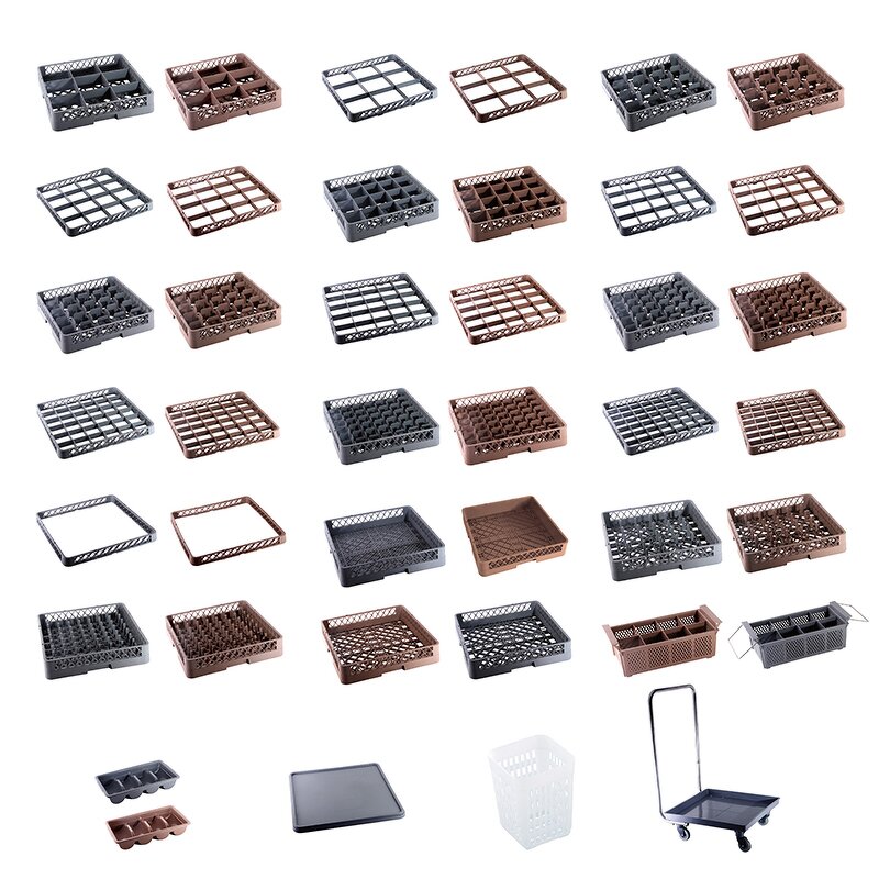 Plastic Cup Storage Holder Factory - OEM/ODM Custom Hot Selling 9 Compartment Hotel Restaurant Rack Plastic Cup Holder