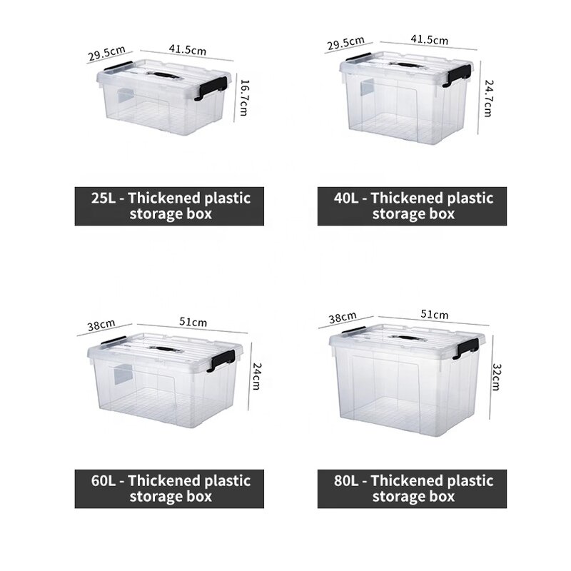 Rectangle PP Storage Cabinet Manufacturer - OEM/ODM Custom Heavy Duty Rectangle PP Injection Transparent Storage Cabinet