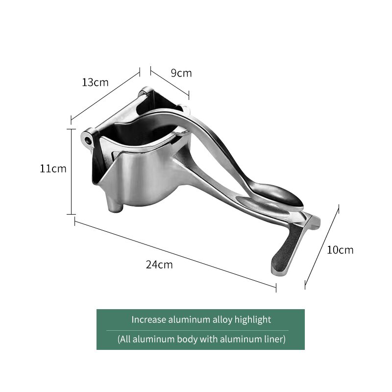 Portable Fruit Squeezer Manufacturer - OEM/ODM Custom Portable Fruit Squeezer for Lemon Hand Press Aluminum Alloy Juicer