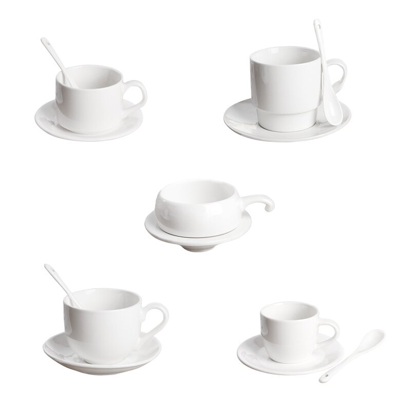Porcelain Tea Cup Manufacturer - OEM/ODM Custom Custom Logo 300ml Fine Bone China Porcelain Tea Cup and Saucer Set