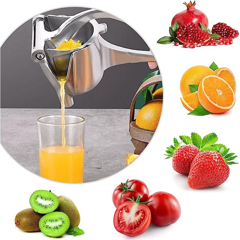 Portable Fruit Juicer Manufacturer - OEM/ODM Custom Portable Fruit Juicer Extractor Aluminum Manual Juicer Lemon Squeezer