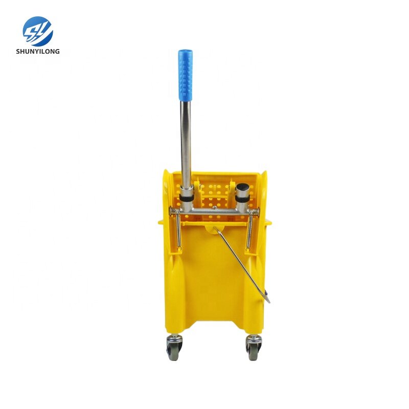 Mop Bucket and Wringer Factory - OEM/ODM Custom Factory Wholesale Hotel Mop Bucket and Wringer with Wheels PP Plastic