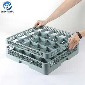 Plastic Dishwasher Rack Manufacturer - OEM/ODM Custom SHUNYILONG Plastic Dishwasher Rack Commercial Plastic Kitchen Basket