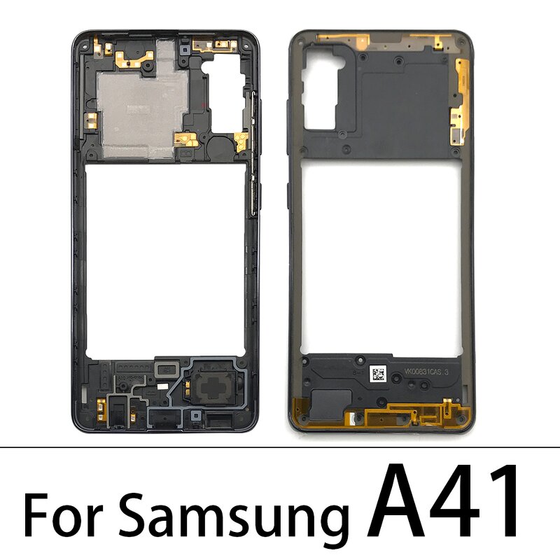 Mobile Phone Middle Frame Manufacturer - for Samsung A21S A31 A41 A70S Bezel Middle Plate With Turn on Volume Button