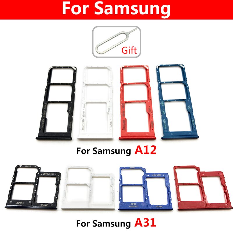 SIM Card Holder Tray Manufacturer - Wholesale for Samsung Galaxy A12 A31 A51 A71 Sim Card Tray Mobile Phone