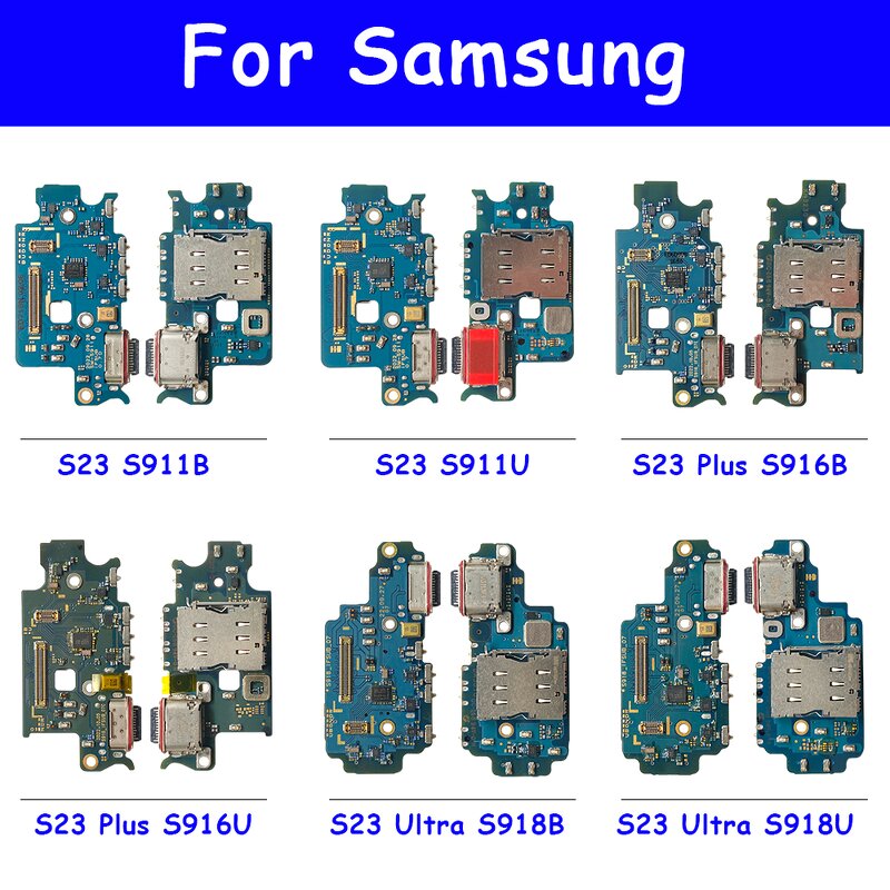 Charging Port Connector Manufacturer - Original for Samsung S23 Plus Ultra S916B S916U Spare Parts