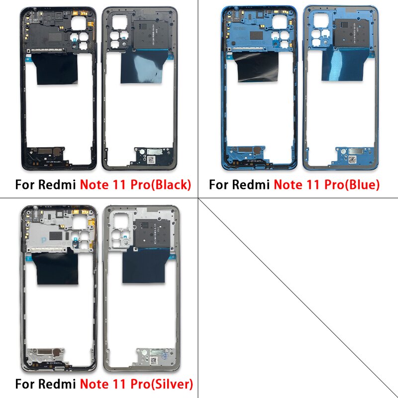 Mobile Phone Replacement Parts Manufacturer - Wholesale for Xiaomi Redmi Note 11 12 Pro 4G 5G Middle Plate Housing