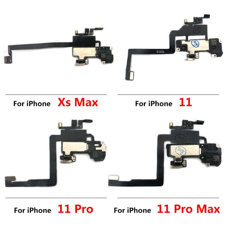 Ear Earpiece Manufacturer - for Iphone X XR XS 11 Pro Max Proximity Sensor Sound Earphone Speaker Flex Assembly
