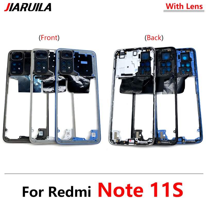 Middle Frame Plate Bezel Manufacturer - Factory for Xiaomi Redmi Note 12S 12 Pro 5G 11 4G 11s Note 10 5G Marco Medio