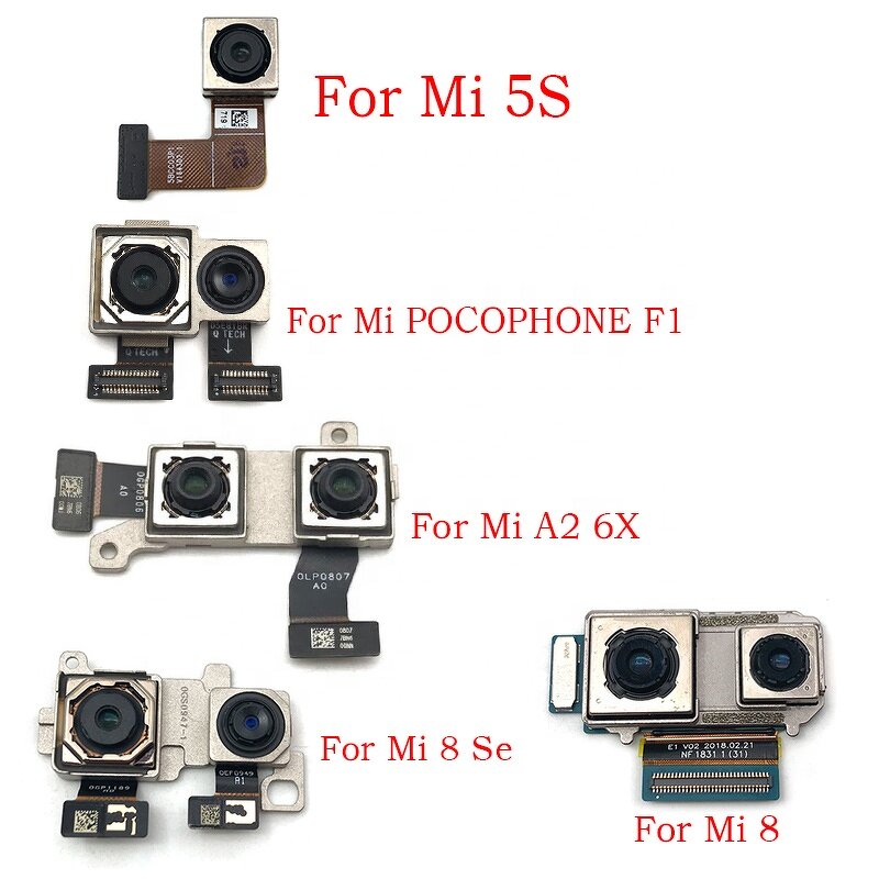 Cell Phone Camera Module Flex Cable Manufacturer - Front Facing Rear Main Back for Xiaomi Mi 5S 8 Lite Se 9 9t Pro