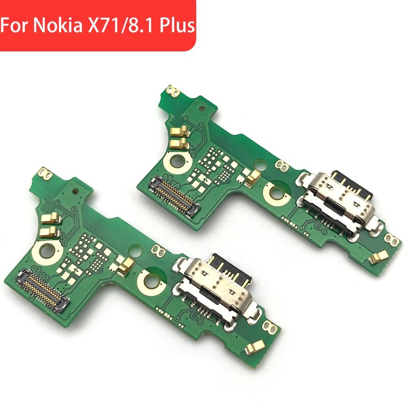 Charging Port Flex Manufacturer - for Nokia X71 / 8.1 Plus USB Charging Port Microphone Dock Board